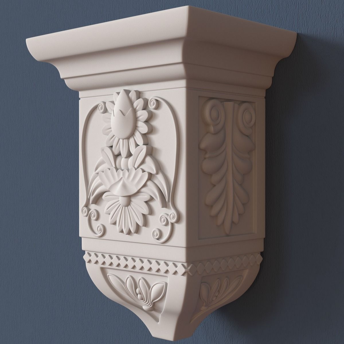 Decorative Corbel 3D model_1