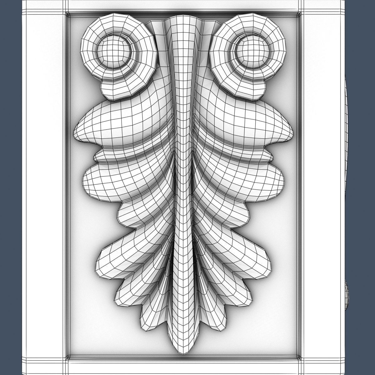 Decorative Corbel 3D model_8