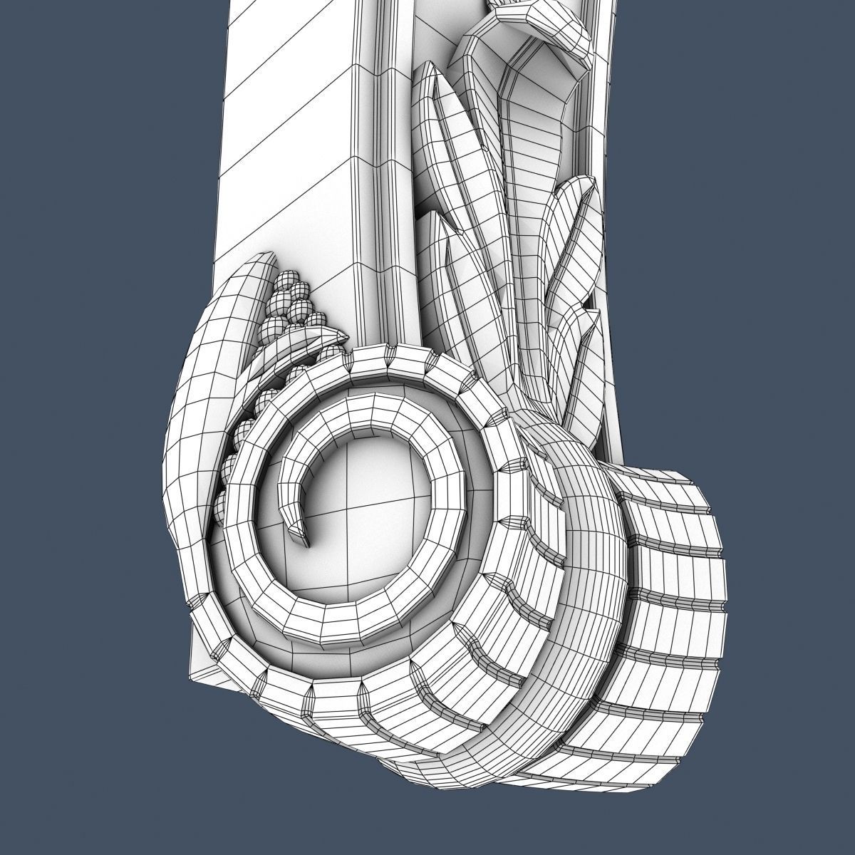 Decorative Corbel 3D model_9