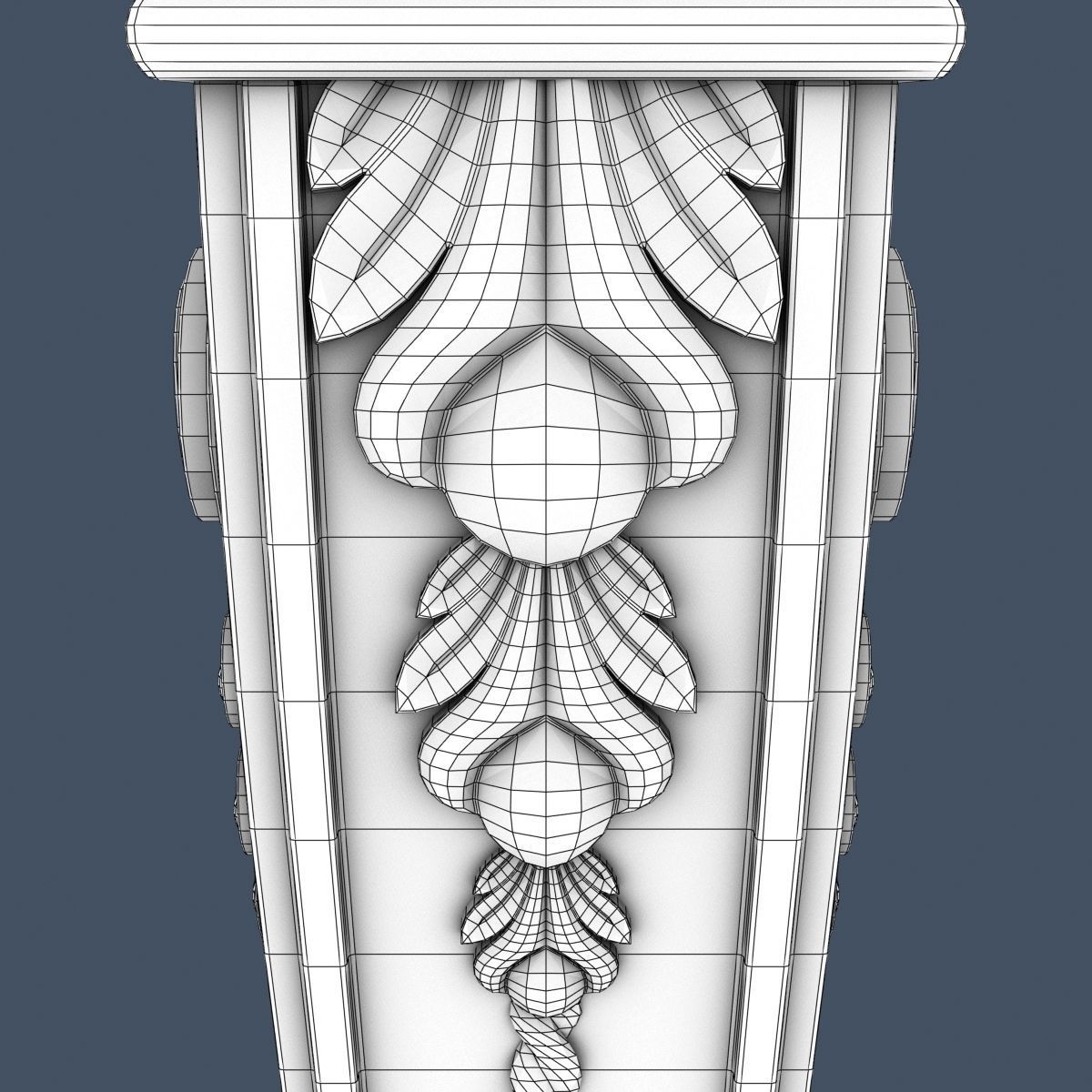 Decorative Corbel 3D model_6