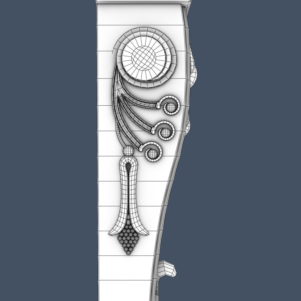 Decorative Corbel 3D model_8