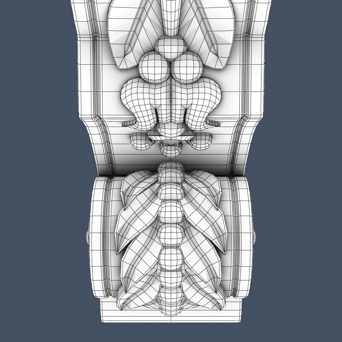 Decorative Corbel 3D model_7