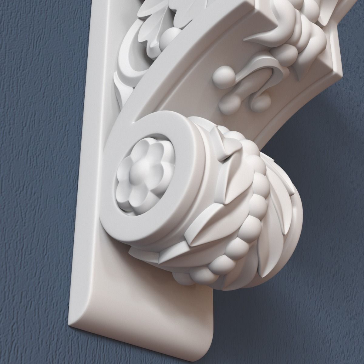 Decorative Corbel 3D model_4