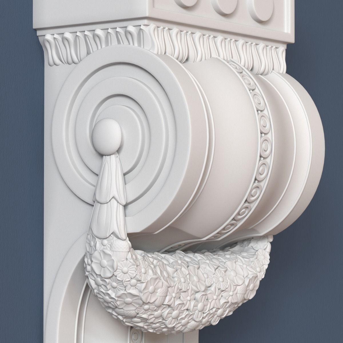 Decorative Corbel 3D model_3