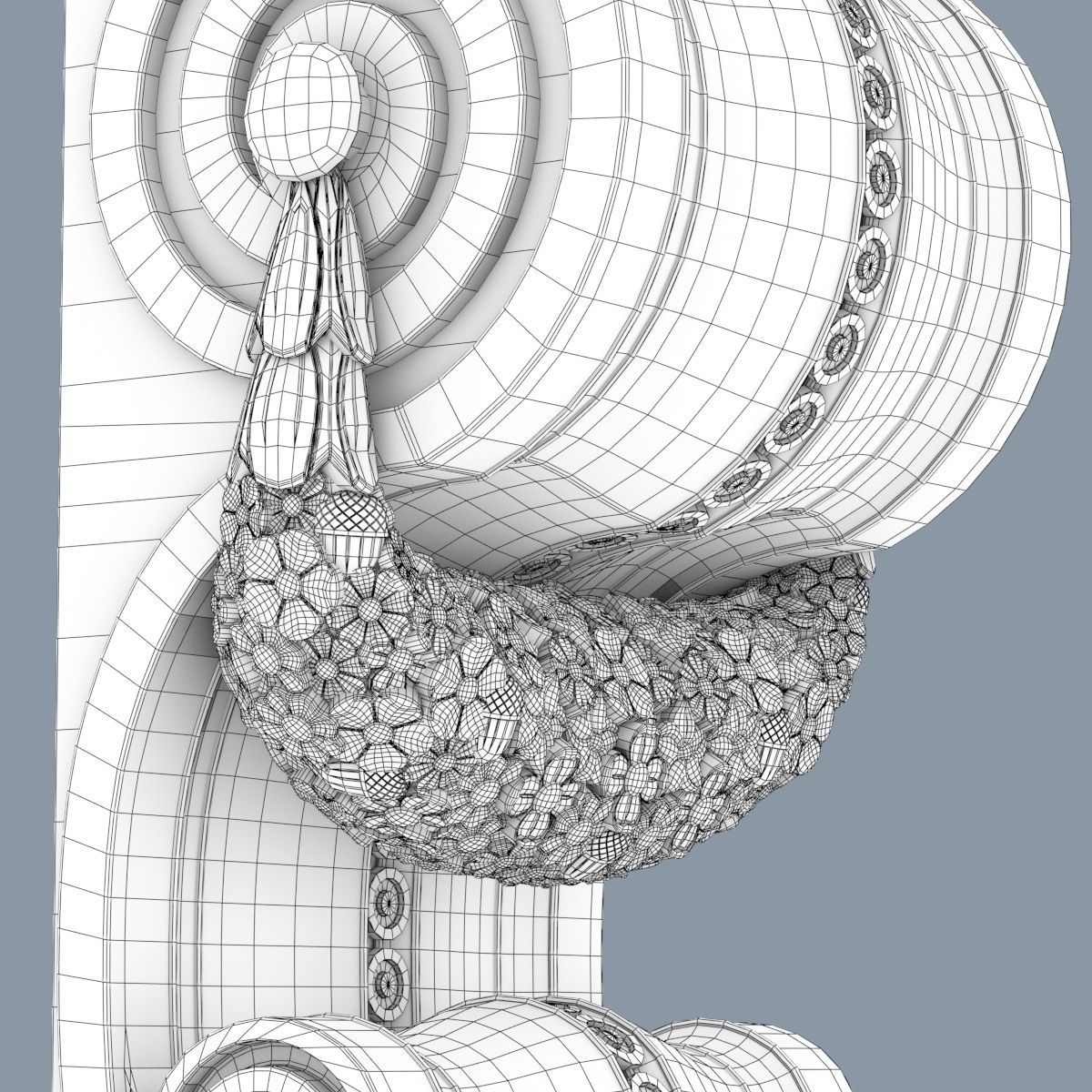 Decorative Corbel 3D model_8