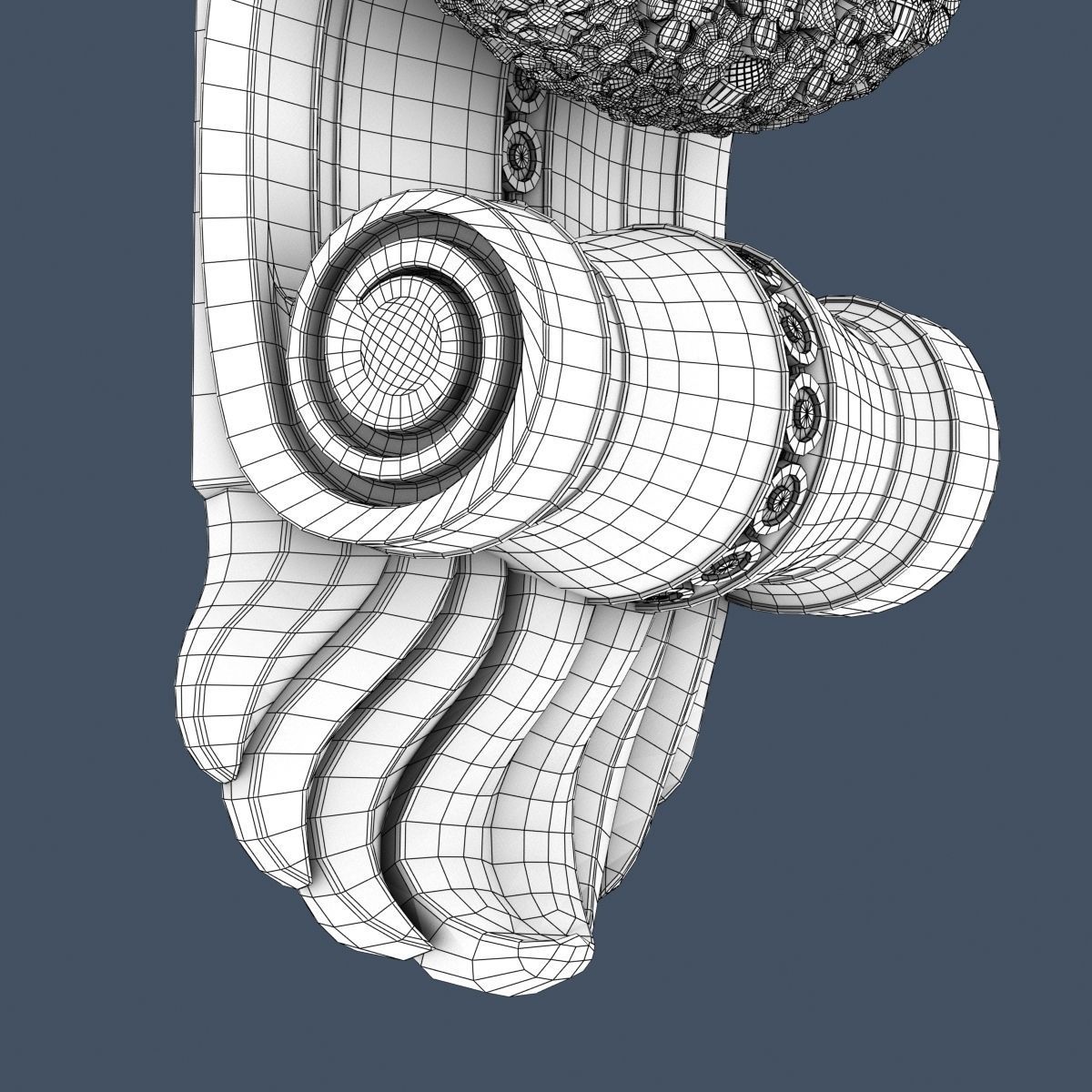 Decorative Corbel 3D model_9