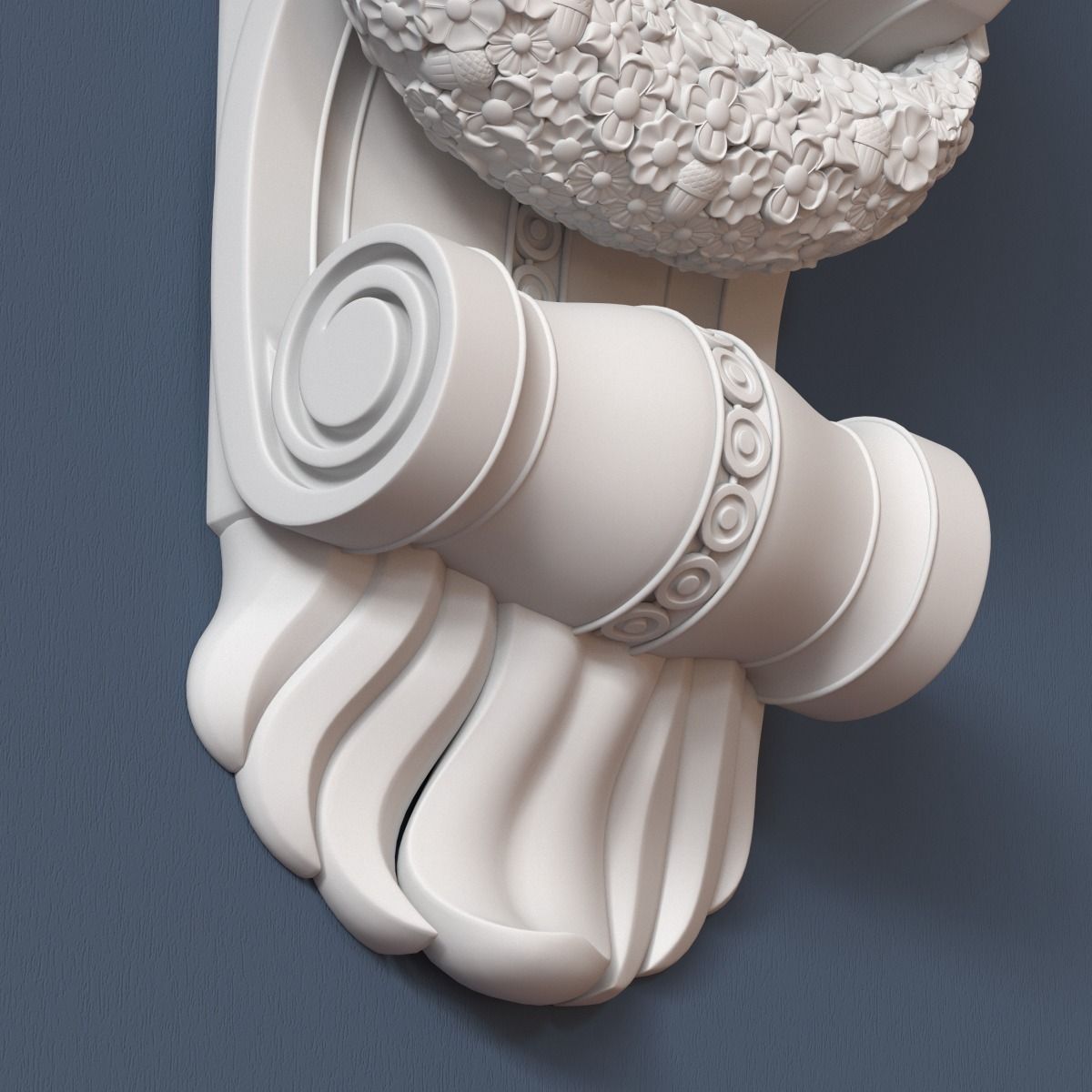 Decorative Corbel 3D model_4