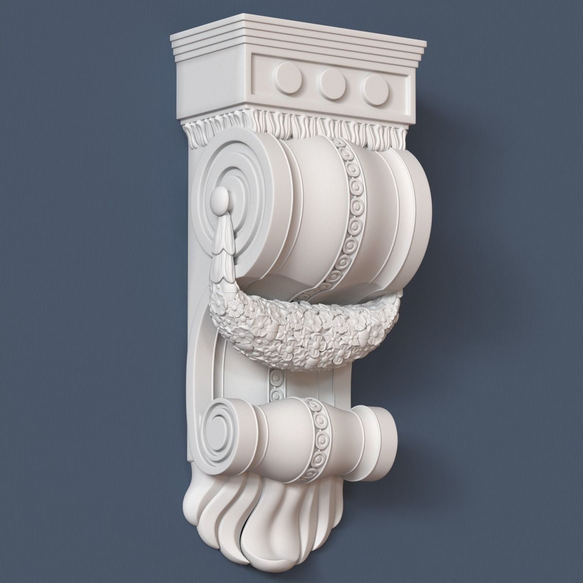 Decorative Corbel 3D model_0