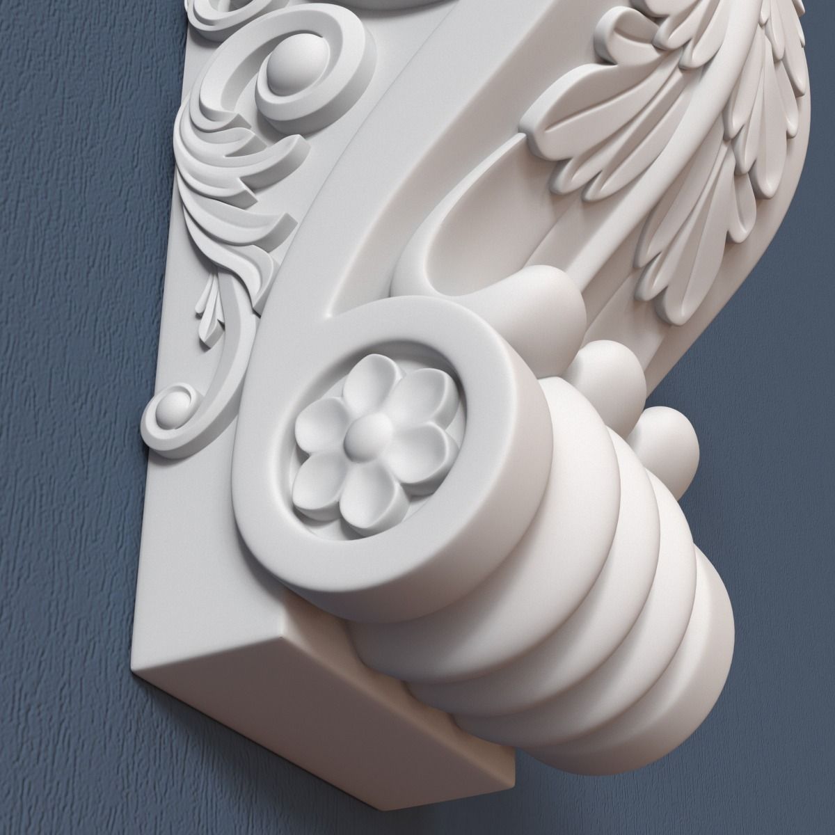 Decorative Corbel 3D model_4