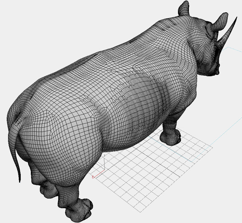 The Ultimate rhino - 3d rhinoceros model 3D model_38