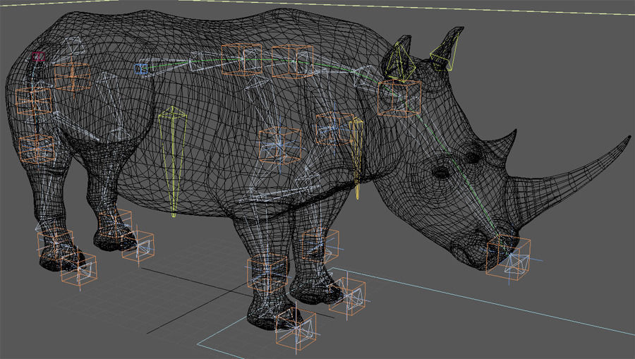 The Ultimate rhino - 3d rhinoceros model 3D model_32