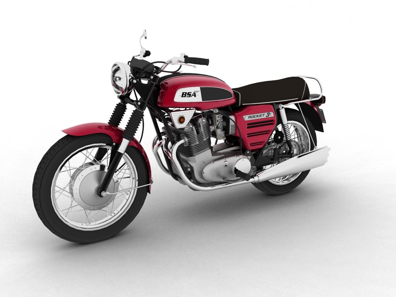 BSA Rocket 3 1969 3D model_2