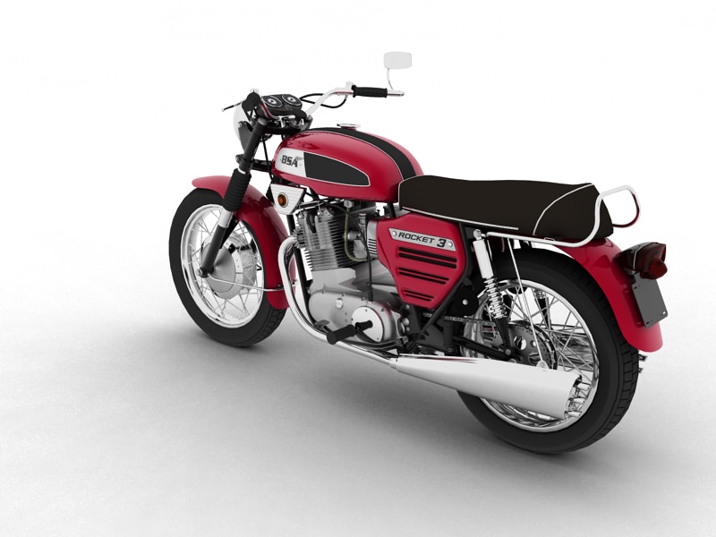 BSA Rocket 3 1969 3D model_4