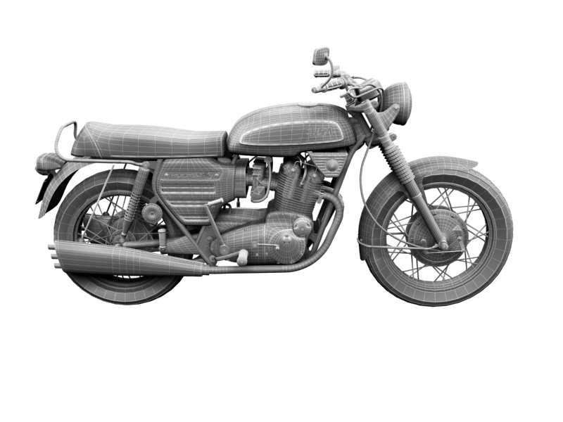 BSA Rocket 3 1969 3D model_21