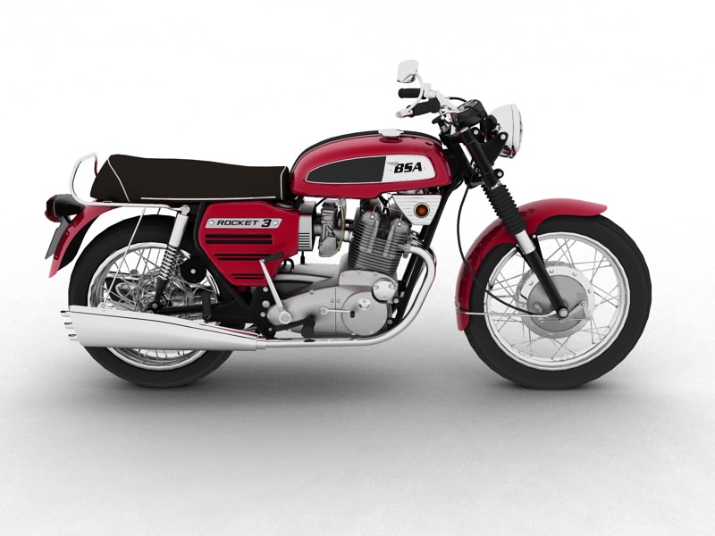 BSA Rocket 3 1969 3D model_7