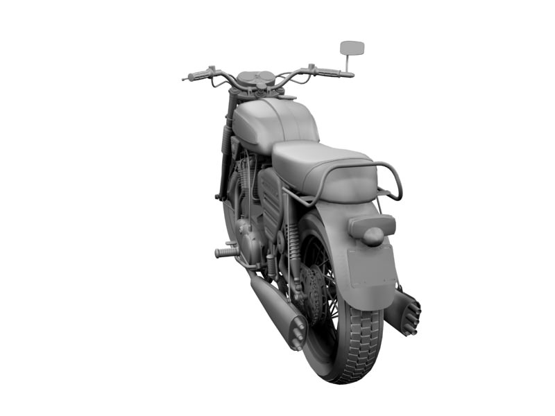 BSA Rocket 3 1969 3D model_12