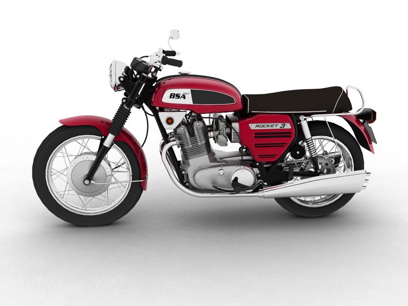 BSA Rocket 3 1969 3D model_3
