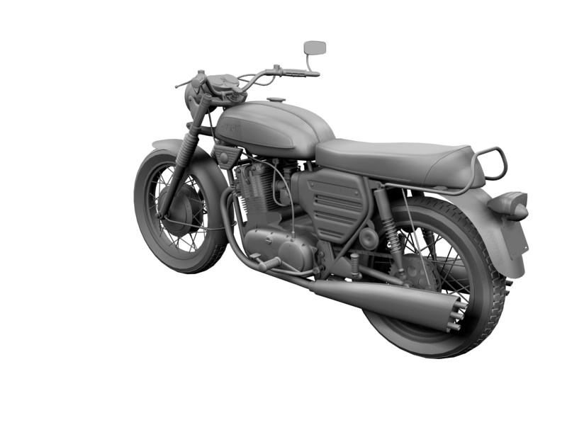 BSA Rocket 3 1969 3D model_11