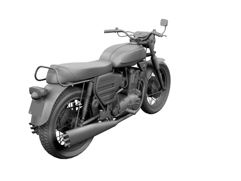 BSA Rocket 3 1969 3D model_13