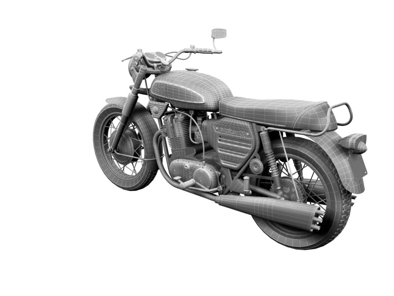 BSA Rocket 3 1969 3D model_19