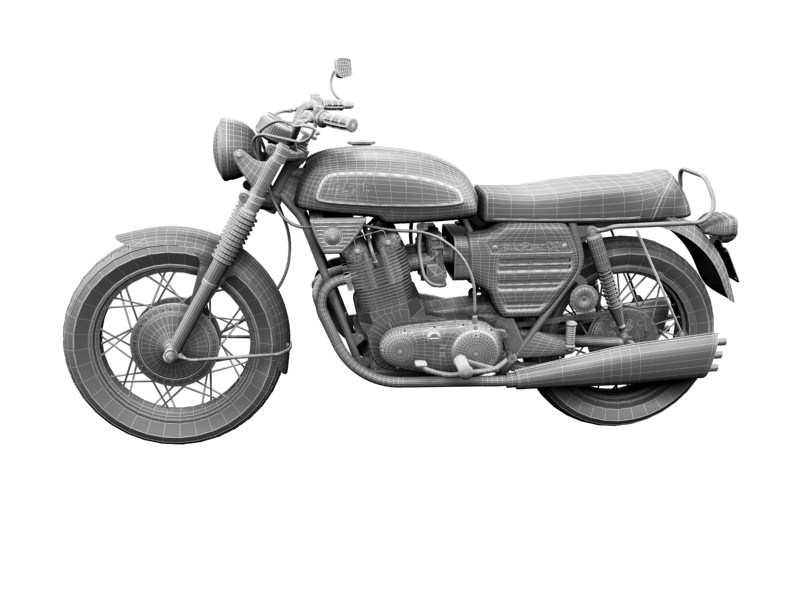 BSA Rocket 3 1969 3D model_17