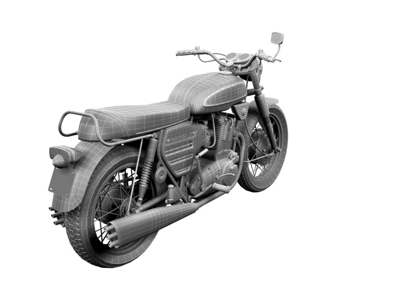 BSA Rocket 3 1969 3D model_20