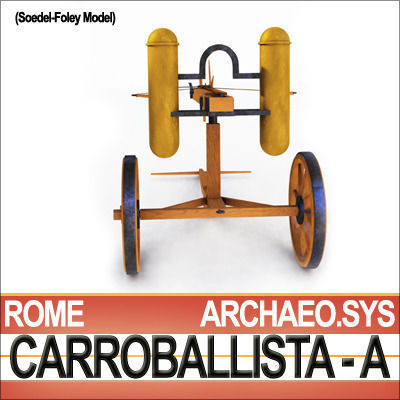 Roman Artillery Carroballista A Soedel Foley 3D model_4