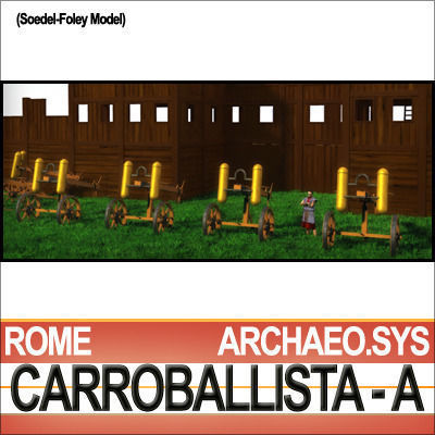 Roman Artillery Carroballista A Soedel Foley 3D model_5