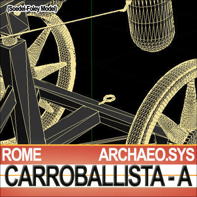 Roman Artillery Carroballista A Soedel Foley 3D model_11