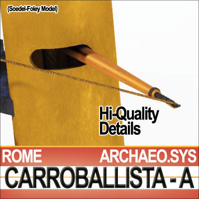 Roman Artillery Carroballista A Soedel Foley 3D model_3