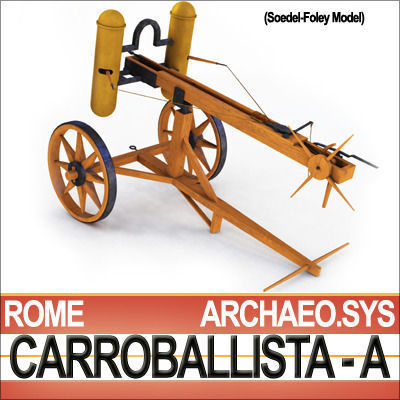 Roman Artillery Carroballista A Soedel Foley 3D model_2