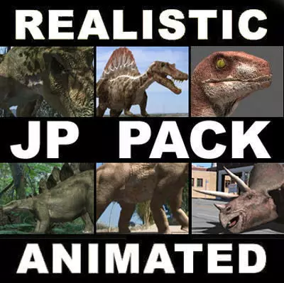 MY SPECIAL DINOSAUR PACK - rex 3d model 3D model_0