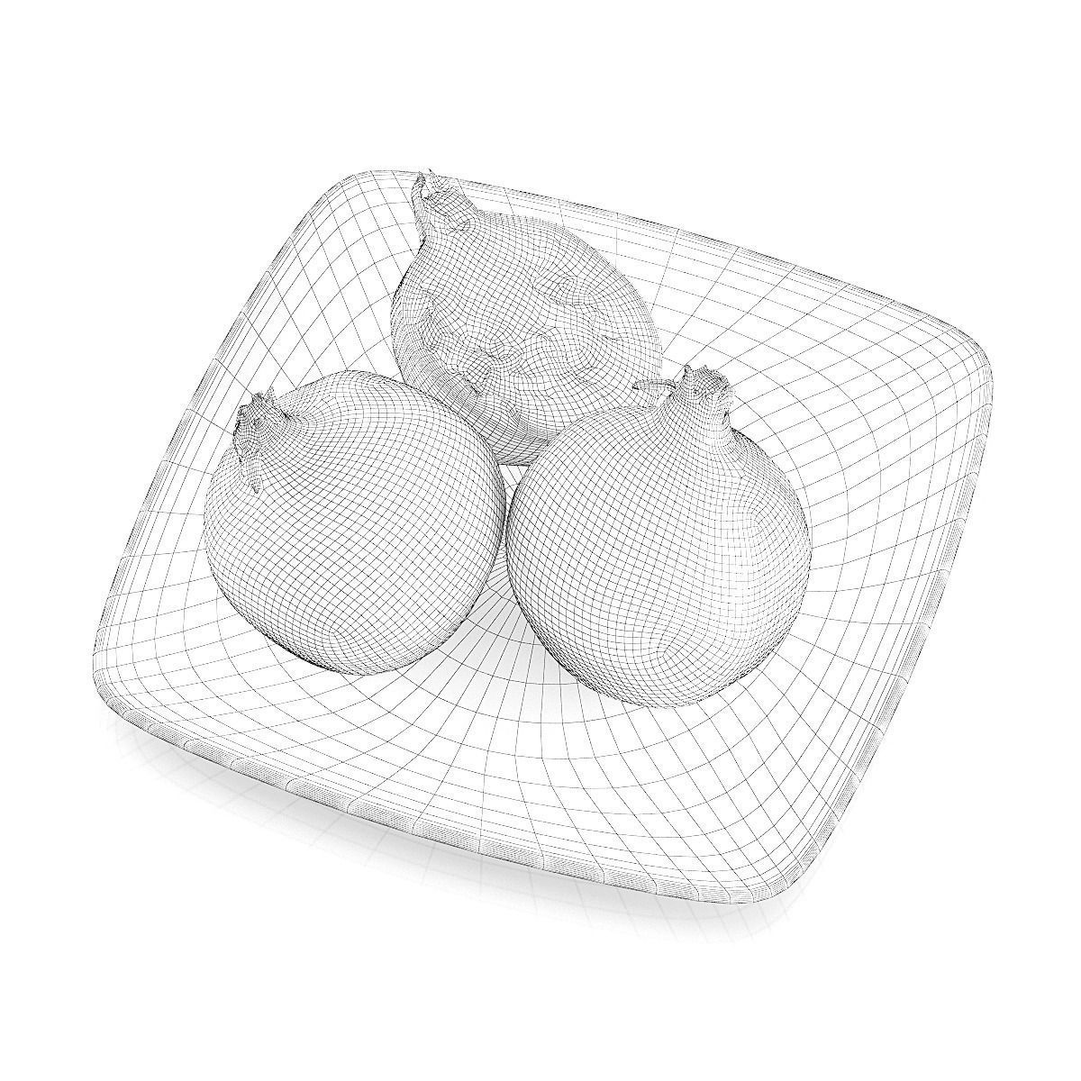 Pomegranate fruits 3D model_7