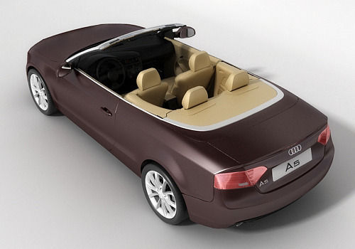 Audi Cabrio 2014 3D model_3