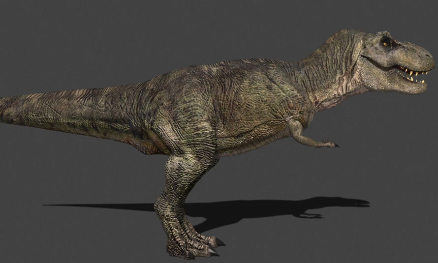 Incredible JP Dinosaur PACK - rex 3d model 3D model_84
