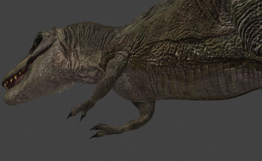 Incredible JP Dinosaur PACK - rex 3d model 3D model_72