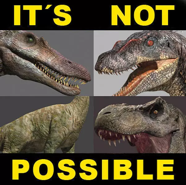 Incredible JP Dinosaur PACK - rex 3d model 3D model_0