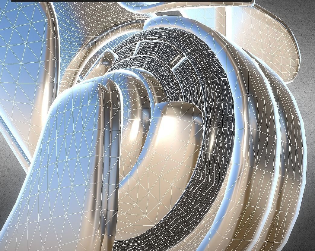 Robot legs version 2 rigged  and animated 3D model_49