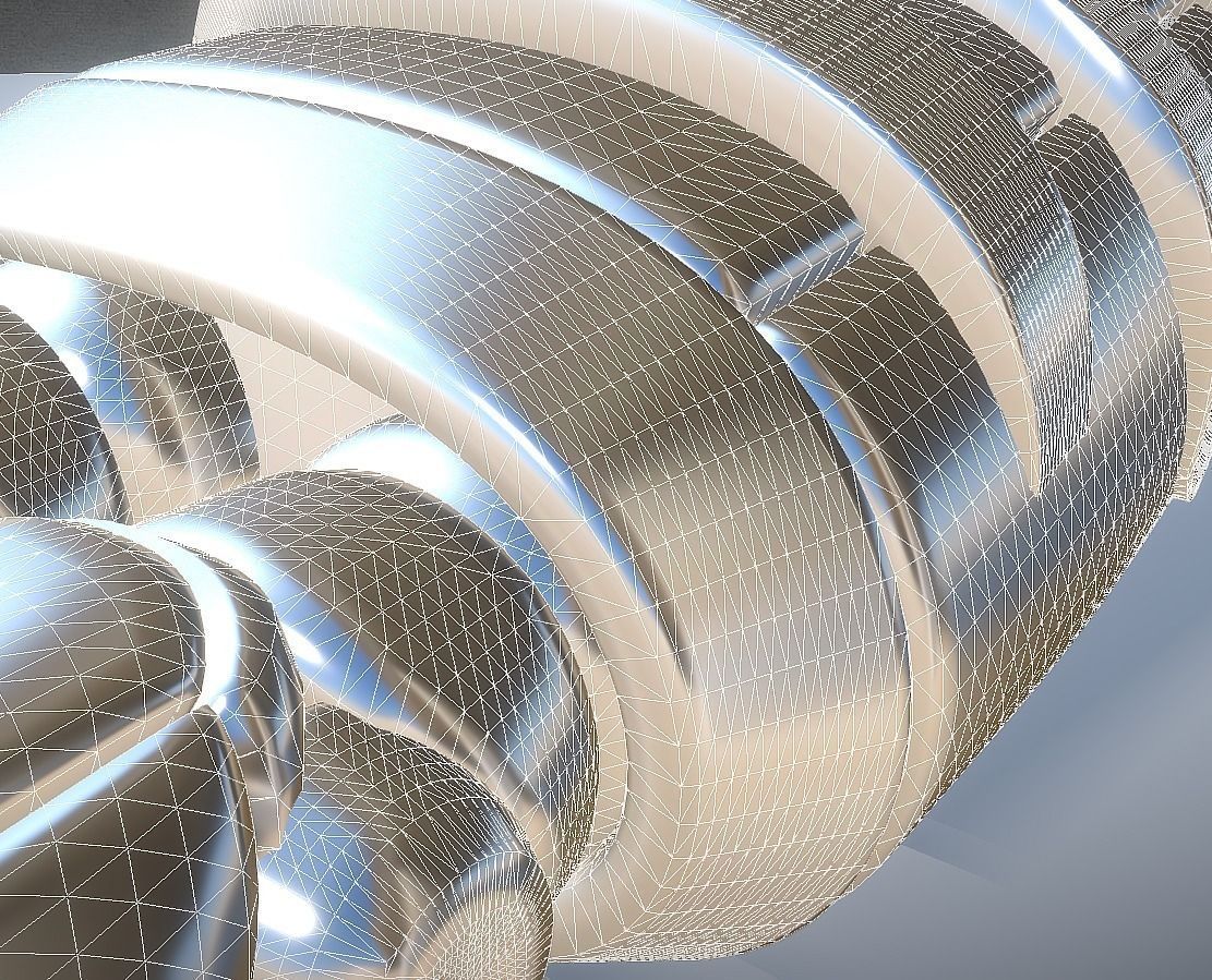 Robot legs version 2 rigged  and animated 3D model_53