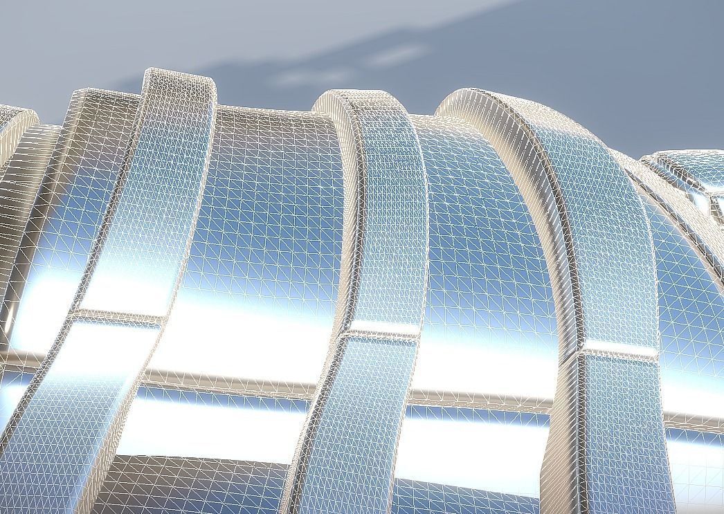 Robot legs version 2 rigged  and animated 3D model_40