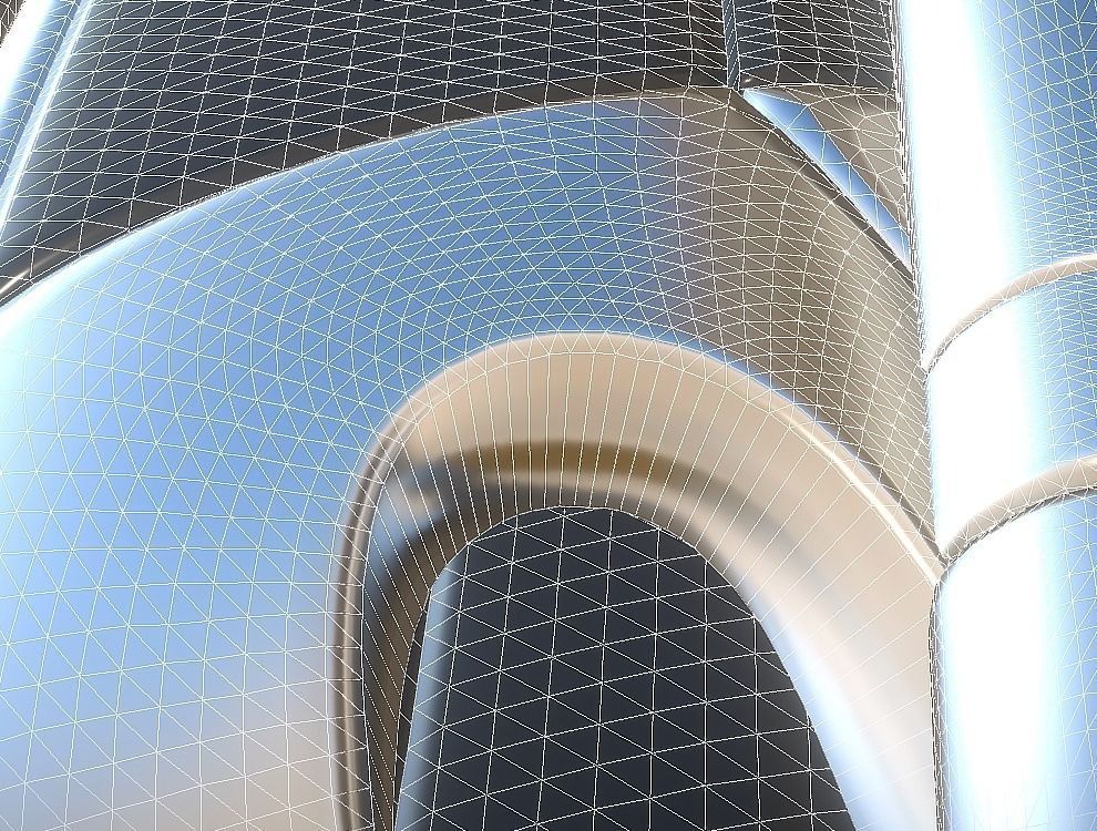 Robot legs version 2 rigged  and animated 3D model_54