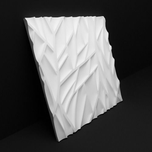 3d panel leaf  3D print model_2