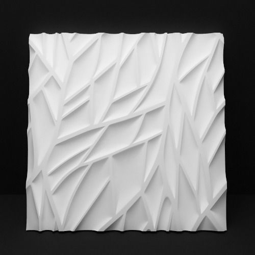 3d panel leaf  3D print model_1