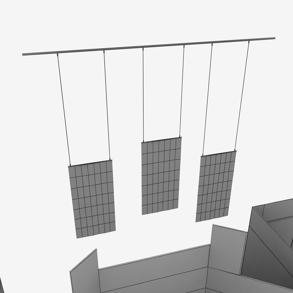 Formula One sport podium Low-poly 3D model_10