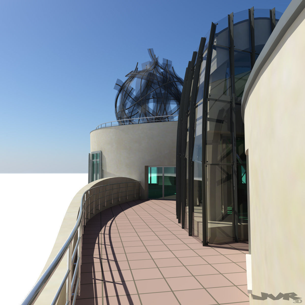 Dancing House 3D model_5