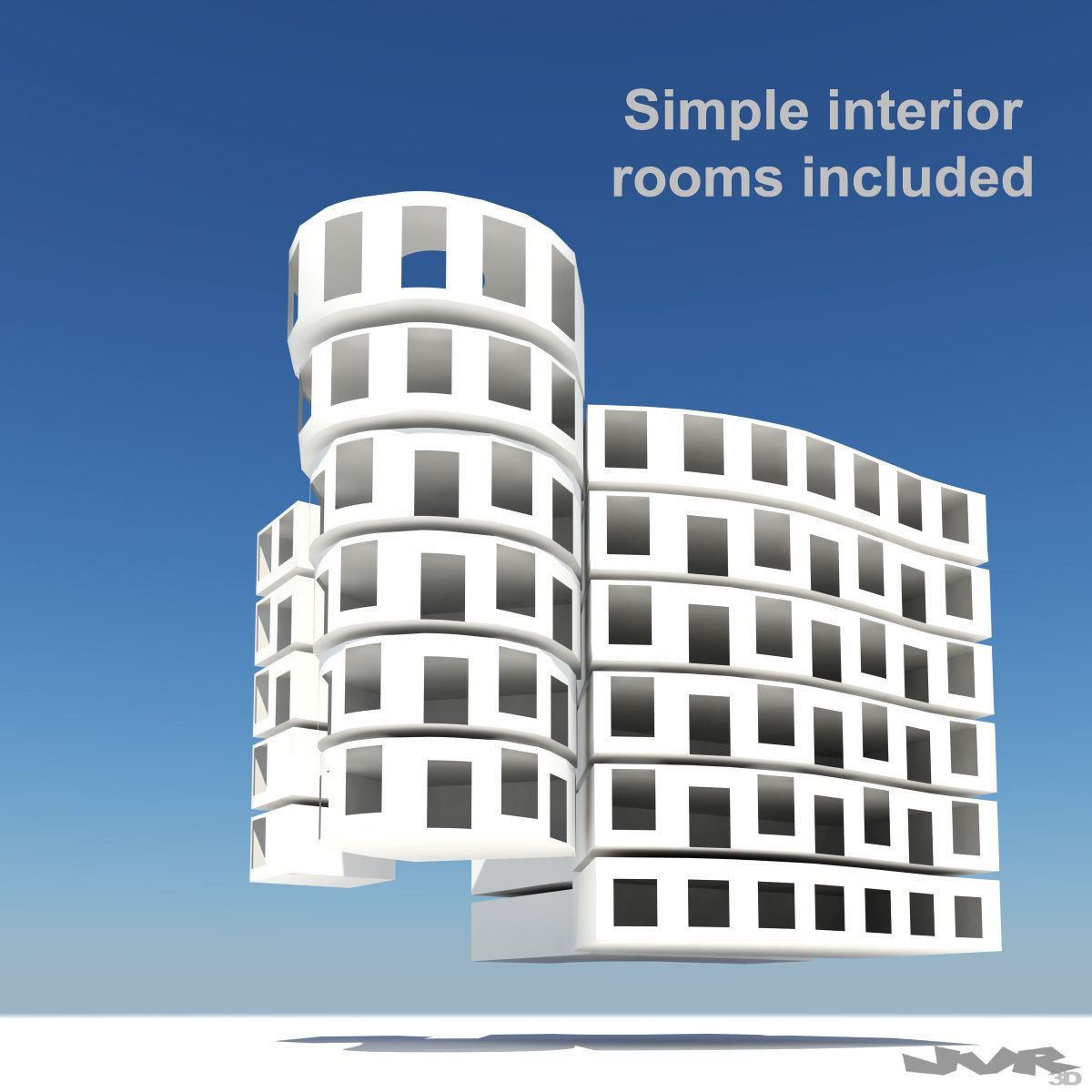 Dancing House 3D model_9