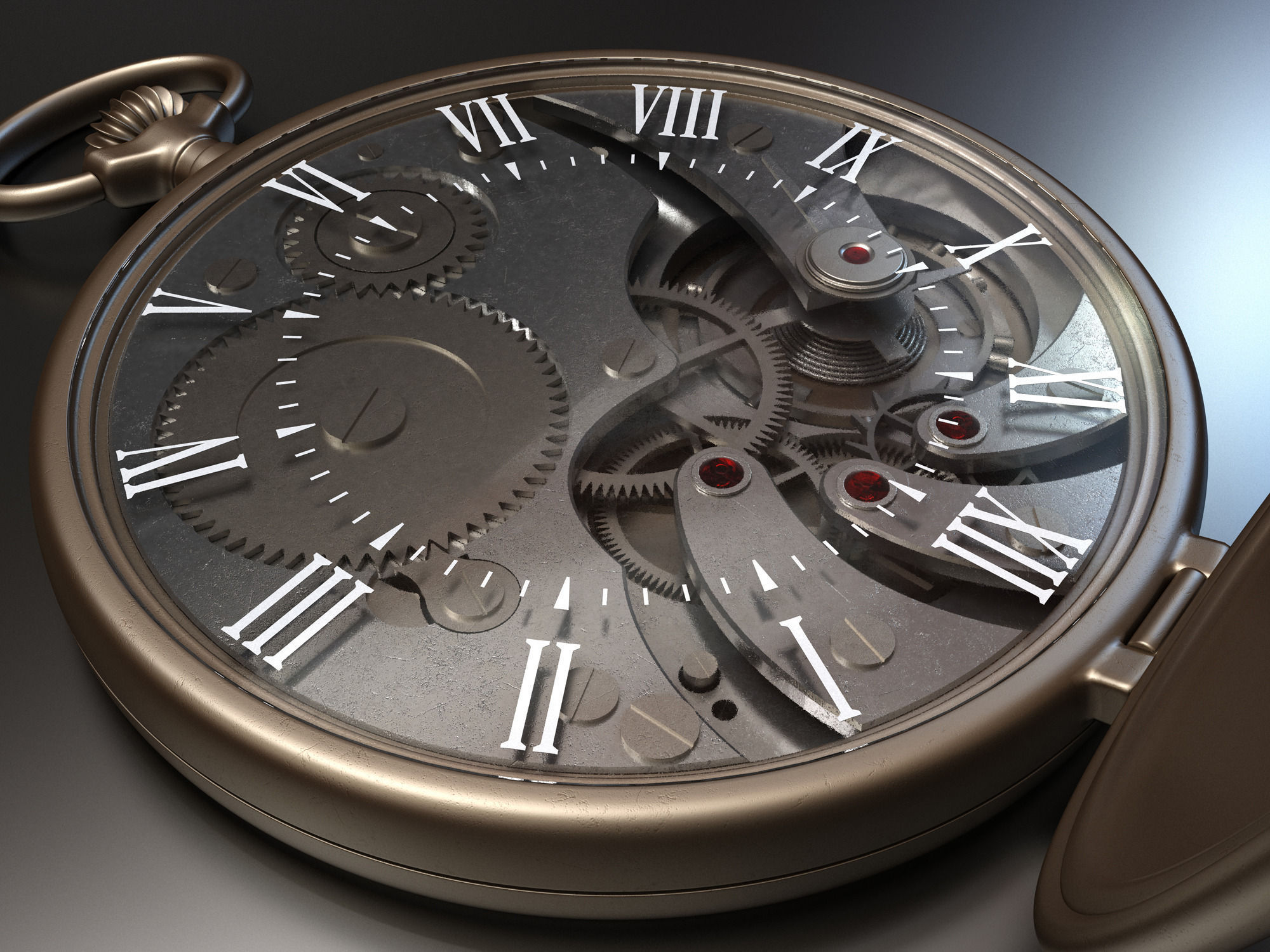 Pocket Watch 3D Model .max .obj .fbx - CGTrader.com
