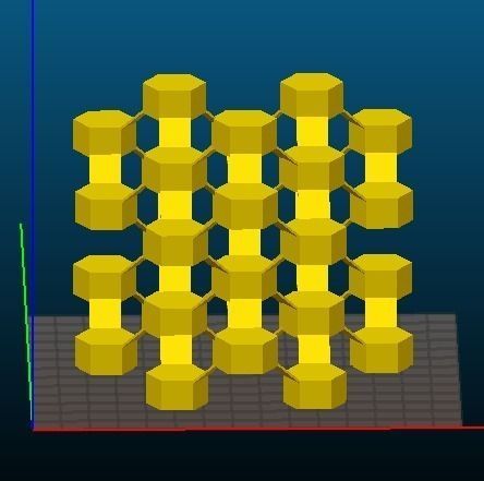 CHA-type Zeolite 3D print model_1