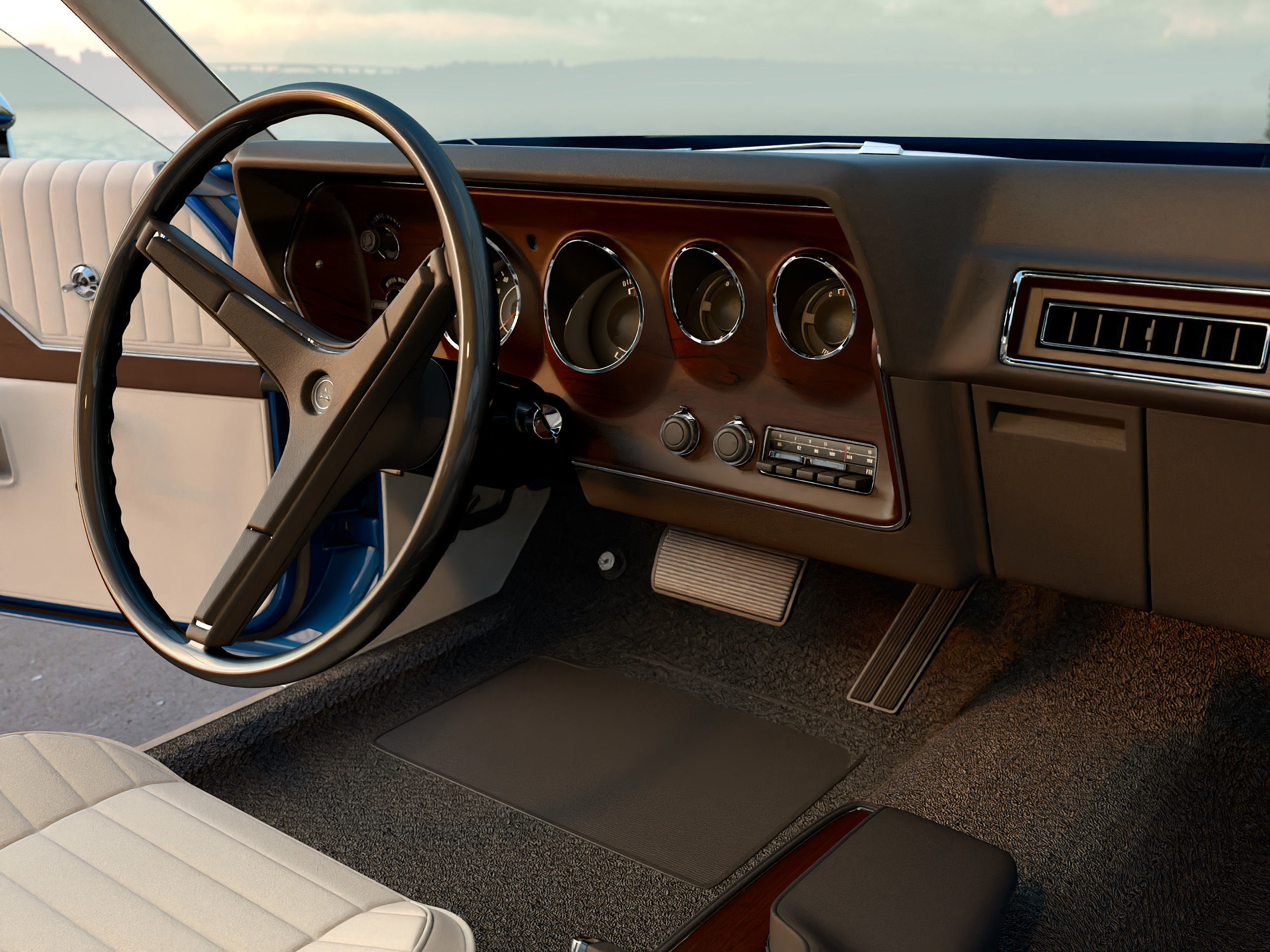 Plymouth Satellite 1971 3D model_9