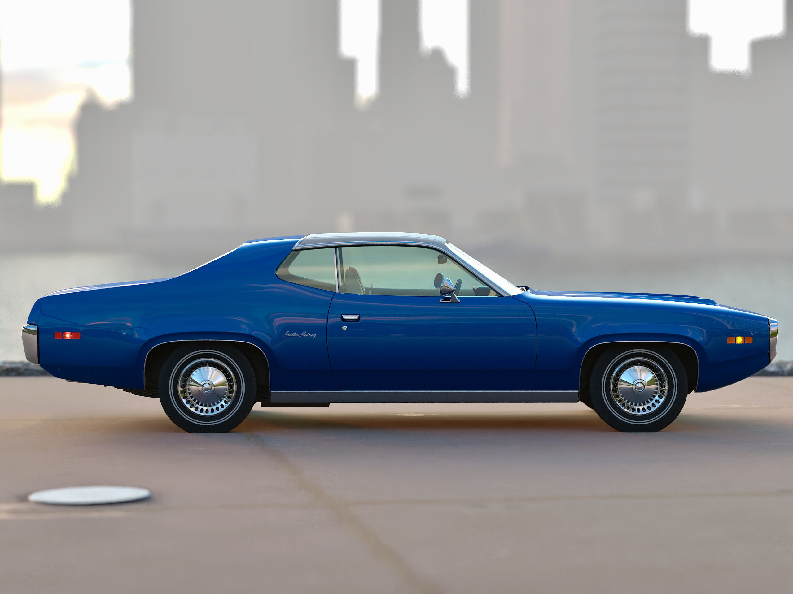 Plymouth Satellite 1971 3D model_3